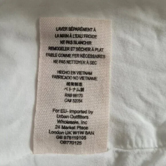 Free People Ivory Be Your Baby Lace Baby doll Dress Size Large - Picture 9 of 9